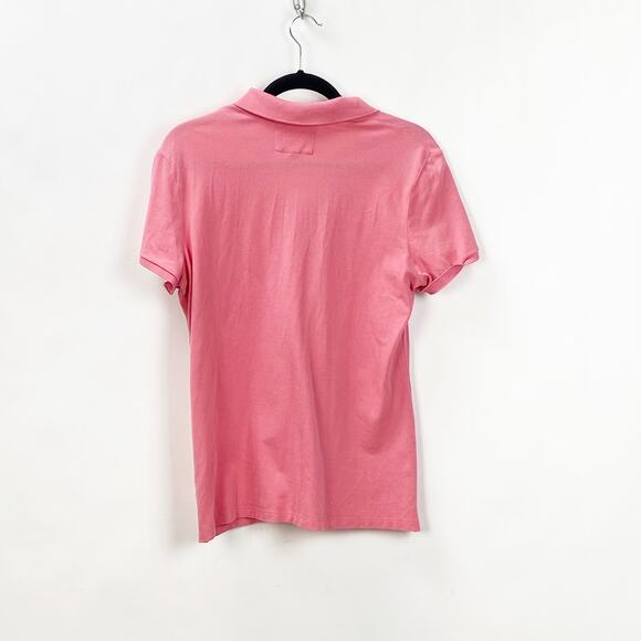 2/$30 2/$30 Banana Republic Large Womens Salmon Pink Polo Shirt - Picture 6 of 8